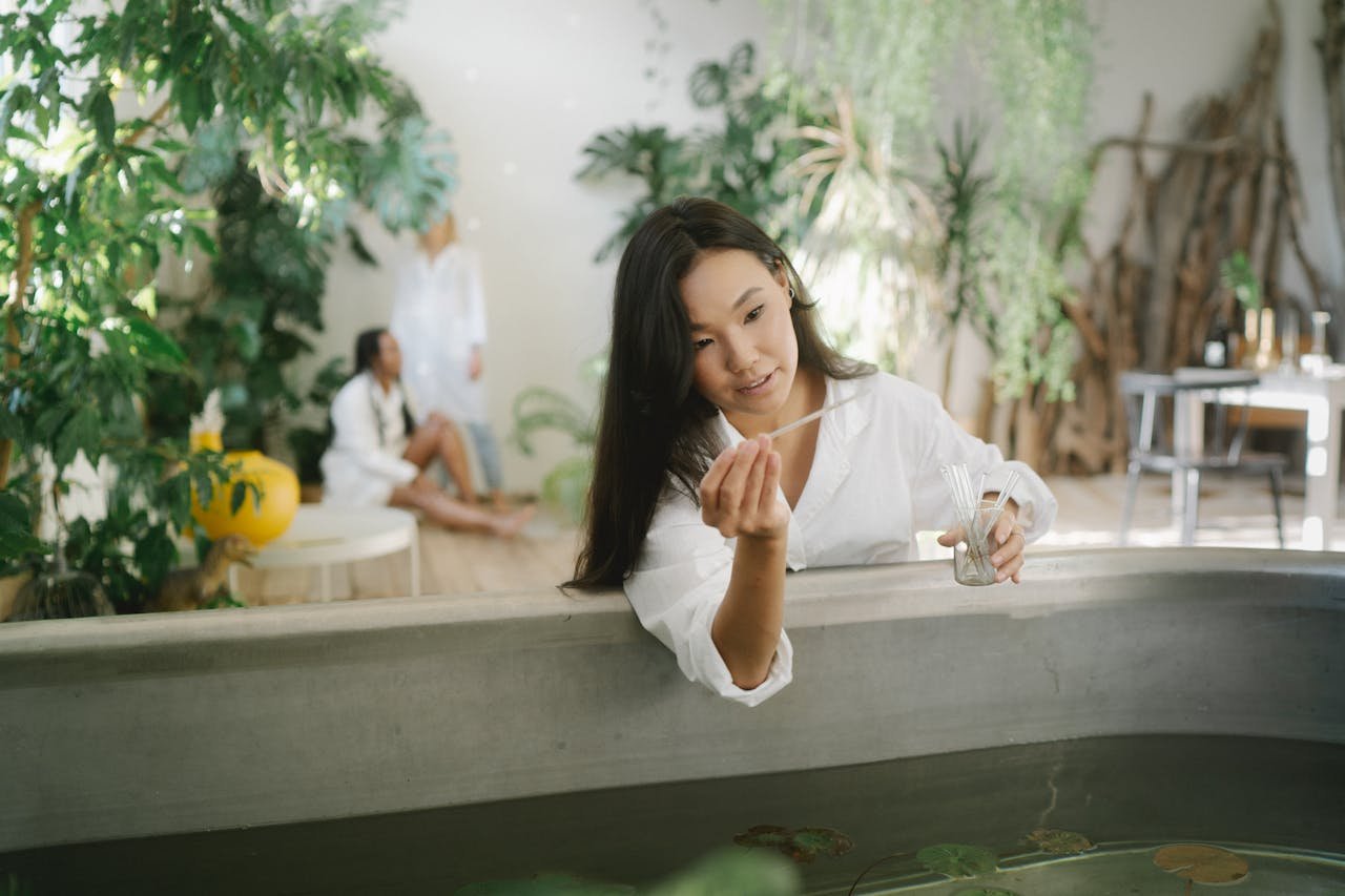 Chlore sur la bandelette de test